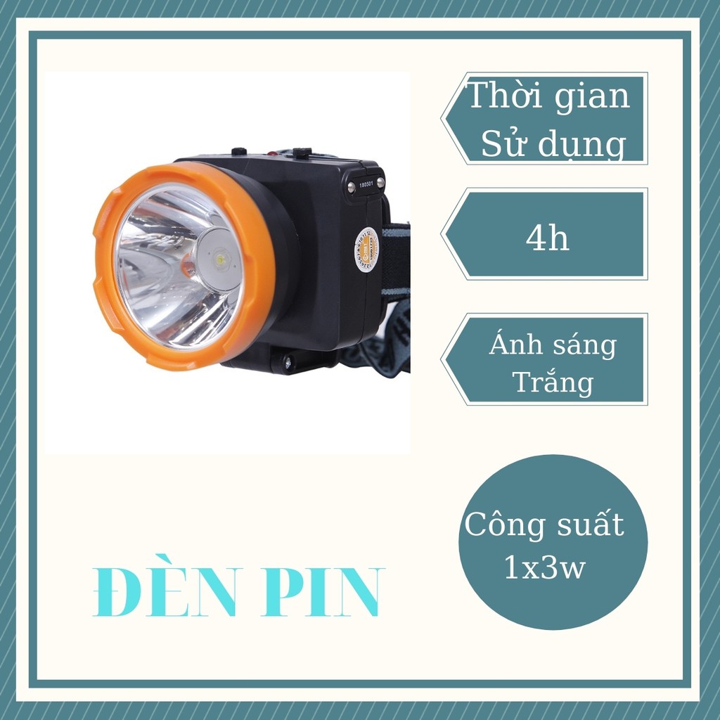 Đèn pin | Đèn pin đội đầu Comet - CRT1612 Chính hãng sạc điện dung lượng cao, cường độ ánh sáng mạnh