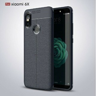 Ốp lưng Xiaomi Redmi Note 6 Pro chống sốc vân da hiệu Auto Focus