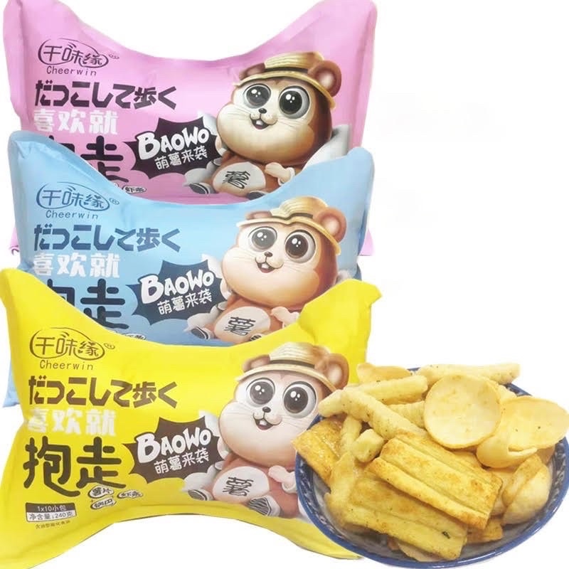 Bim Bim Snack Con Sóc Khổng Lồ mix 3 vị