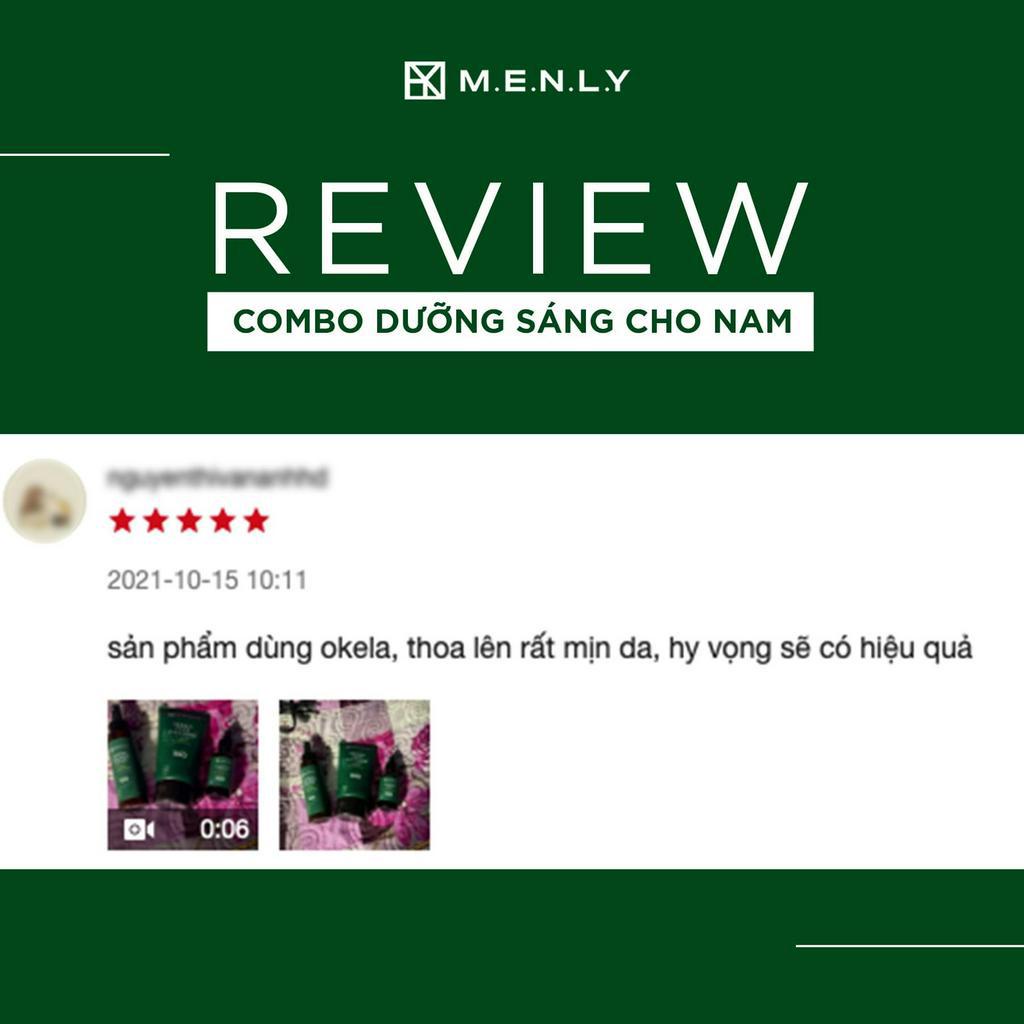 Serum Menly dưỡng trắng da mặt cho nam 30gr