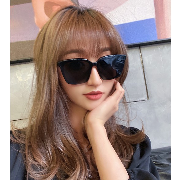 Kính Mát Gọng Vuông Màu Đen Dòng Tega 01 - GM 2021