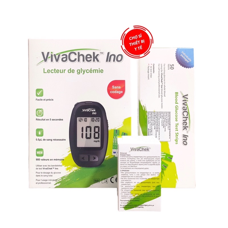 Máy thử đường huyết Viva check