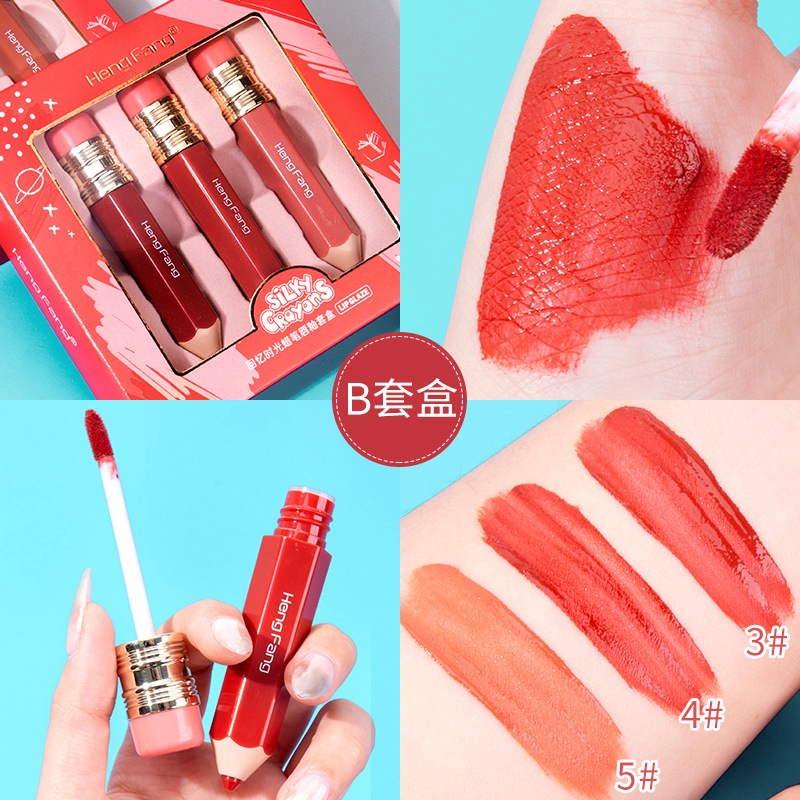 [Hàng mới về] Son kem HengFang màu lì xinh xắn | BigBuy360 - bigbuy360.vn