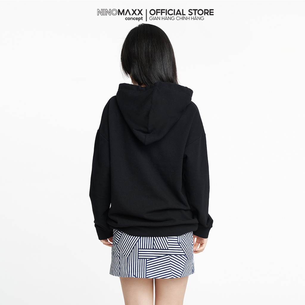 NINOMAXX Áo hoodies Nữ tay dài chất liệu cotton 2204013