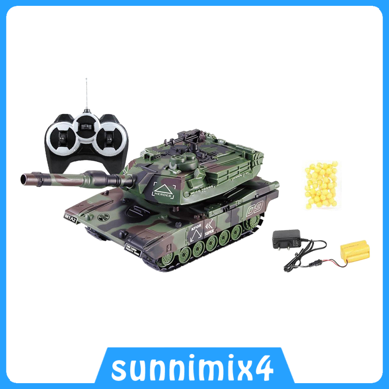 [H₂Sports&Fitness]Heavy 1:32 Scale RC Battle Tank Interactive Toy Car Model Hobby Toys Gifts