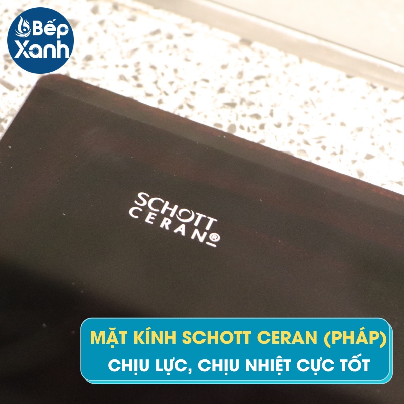 [TRẢ GÓP 0%] Bếp điện từ 3 vùng nấu Malloca MIR 593 Xuất Xứ Châu Âu