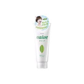 Sữa Rửa Mặt Tẩy Trang Trà Xanh Kracie Naive 130g Makeup Removal Face Wash