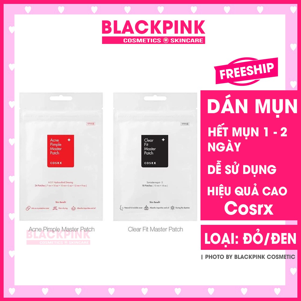 Miếng Dán Mụn Sưng Cosrx Acne Pimple & Clear Fit Master Patch