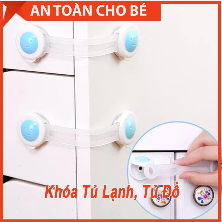 Dây Khóa Gài Tủ Lạnh, Khóa Ngăn Kéo, Khóa Tủ Đồ (Loại Dẻo)