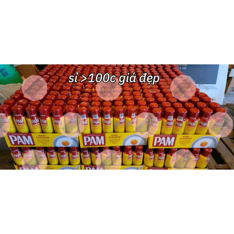7/2024  Dầu xịt ăn kiêng Pam loại to nhất