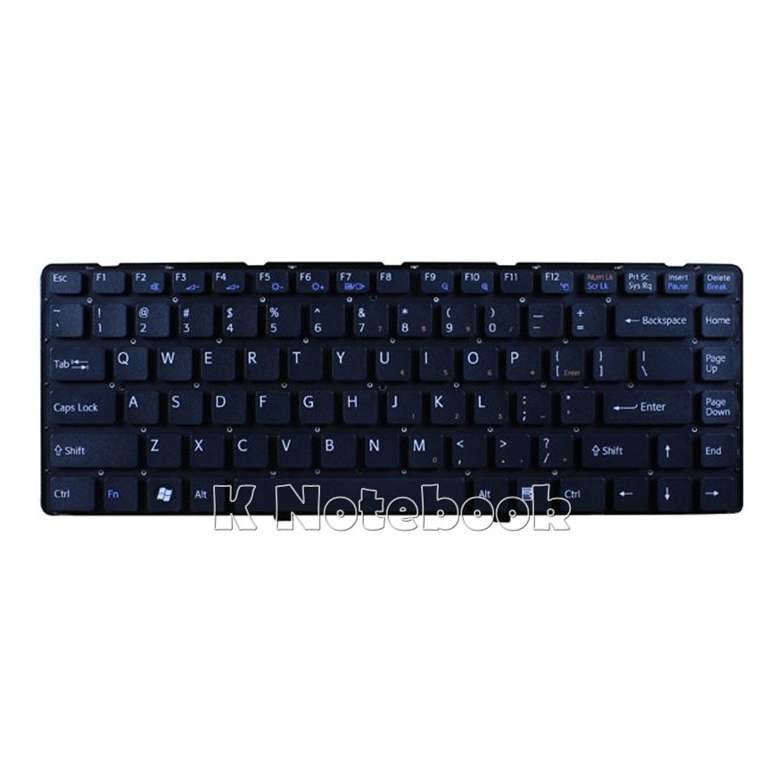 Bàn Phím Không Khung Màu Đen Cho Sony Vaio Vpc-ea Vpc Ea Pcg-61311l