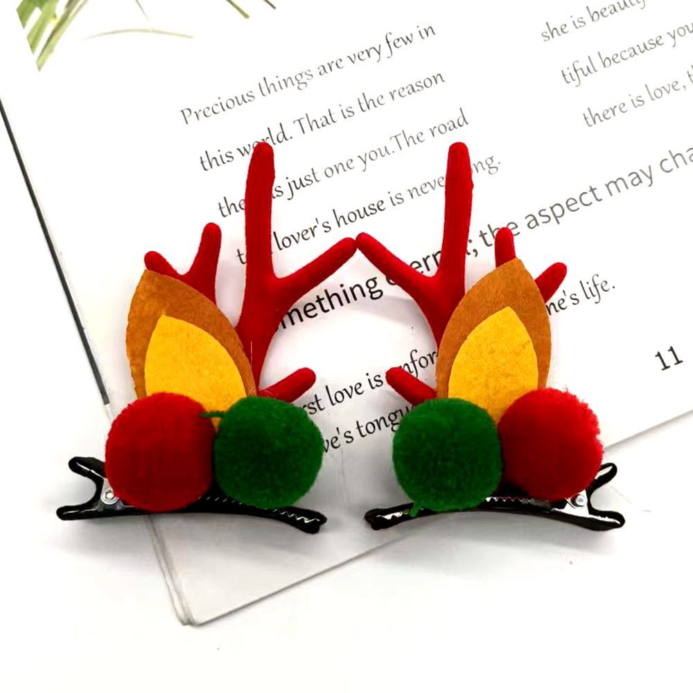 Kẹp tóc giáng sinh, Xược cài tóc Noel, kẹp tóc năm mới, kẹp tóc hình động vật đáng yêu,hot nhất