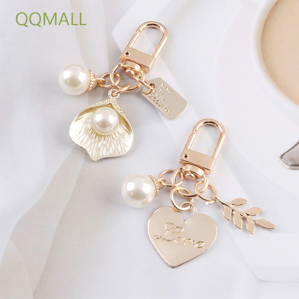 Móc Khóa Kim Loại Hình Trái Tim / Chữ Cái Dễ Thương Sáng Tạo Phong Cách Hàn Quốc Cho Nam Và Nữ