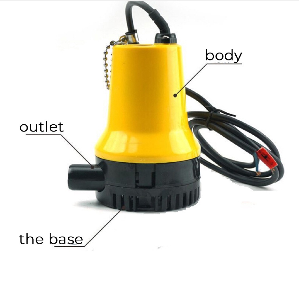 Máy Bơm Nước Năng Lượng Mặt Trời 4500l / h 5m dc 12v / 24v 50w