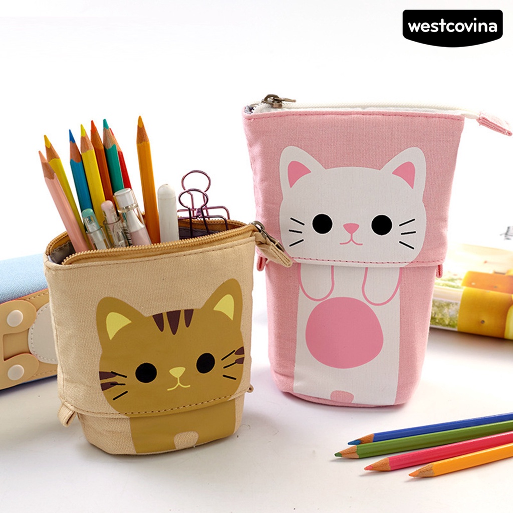 [Hot]✍Ốp Túi Vải Canvas In Họa Tiết Hoạt Hình Dễ Thương Có Thể Điều Chỉnh Tiện Dụng