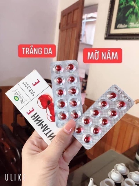 Hộp vỉ vitamin e đỏ 270mg Mirrolla NGA (20v) 03/2022 | BigBuy360 - bigbuy360.vn