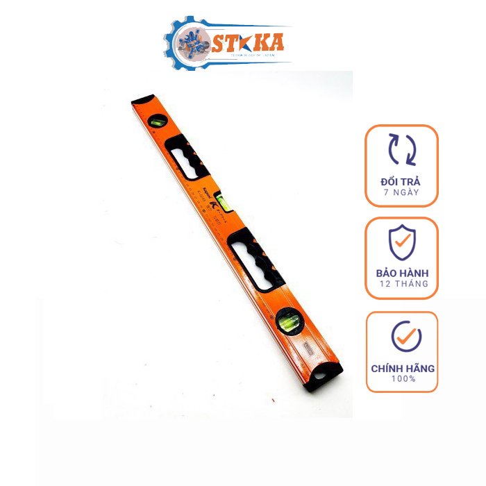 CÁC CỠ - Thước Thủy CAM - Livo Có Nam Châm Kapusi Nhật Bản Đủ Kích Thước 30cm, 40cm,  50cm, 60cm, 80cm, 1m