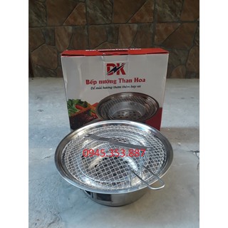 Bếp âm bàn cho quán bbq đã có vỉ nướng inox dầy cao cấp