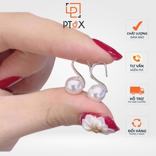 BÔNG TAI NGOC TRAI MÓC CÂU NHÂN TẠO PT8X