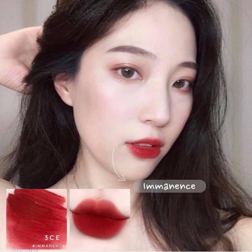 CAM KẾT CHUẨN AUTH- Son 3CE Kem Cloud Lip Tint Màu Immanence (Đỏ rượu) sang chảnh