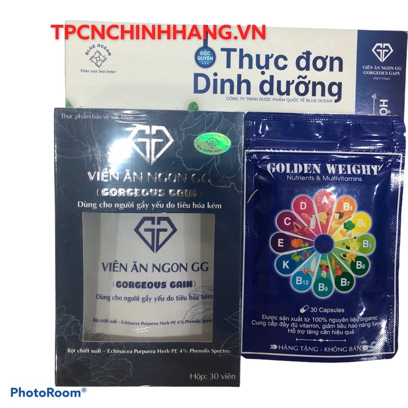 [CHÍNH HÃNG ]Viên ăn ngon GG Goreous giúp ăn ngon ngủ ngon-100% tăng cân an toàn,hiệu quả-Mẫu mới | BigBuy360 - bigbuy360.vn