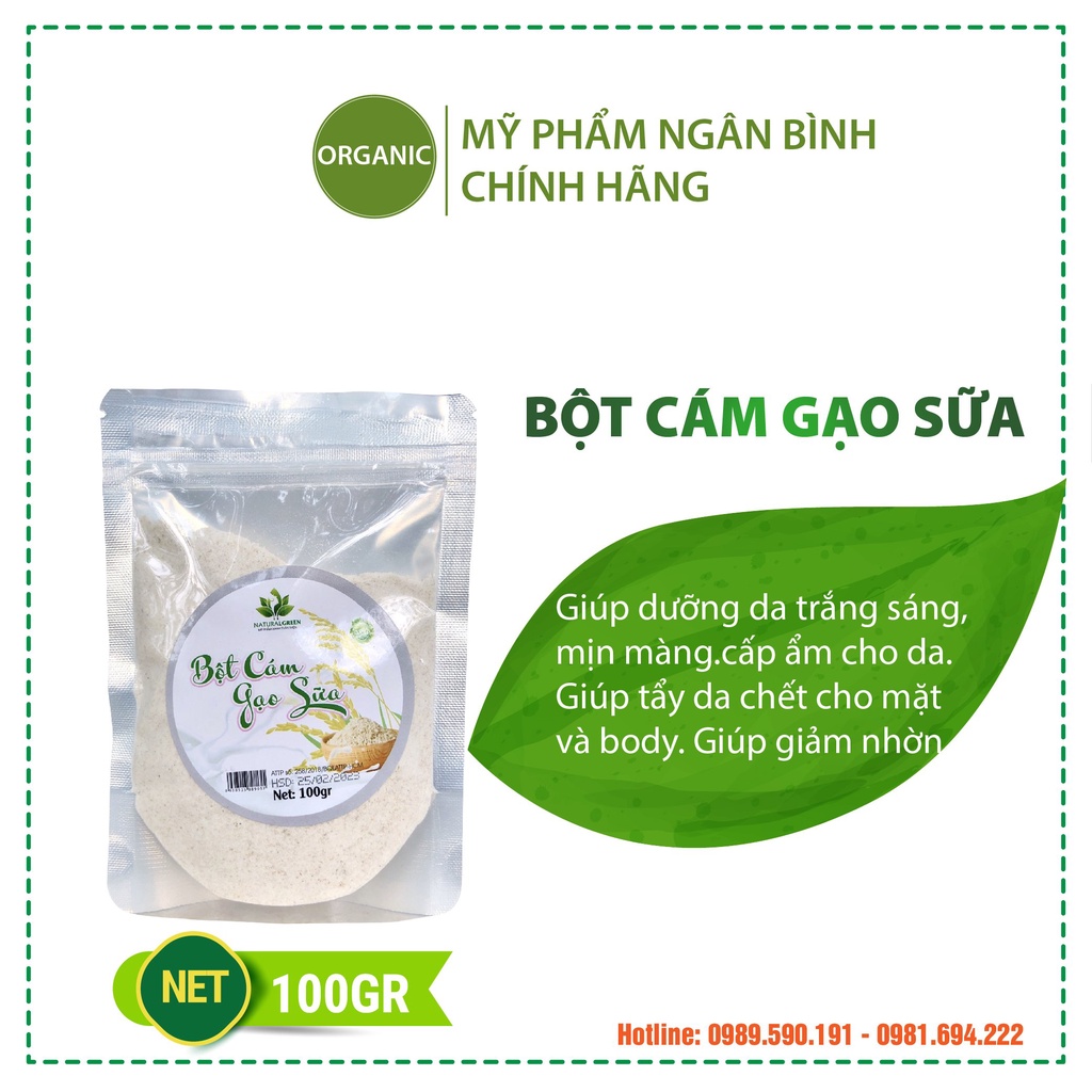 Tinh cám gạo sữa dưỡng da trắng sáng, tẩy da chết