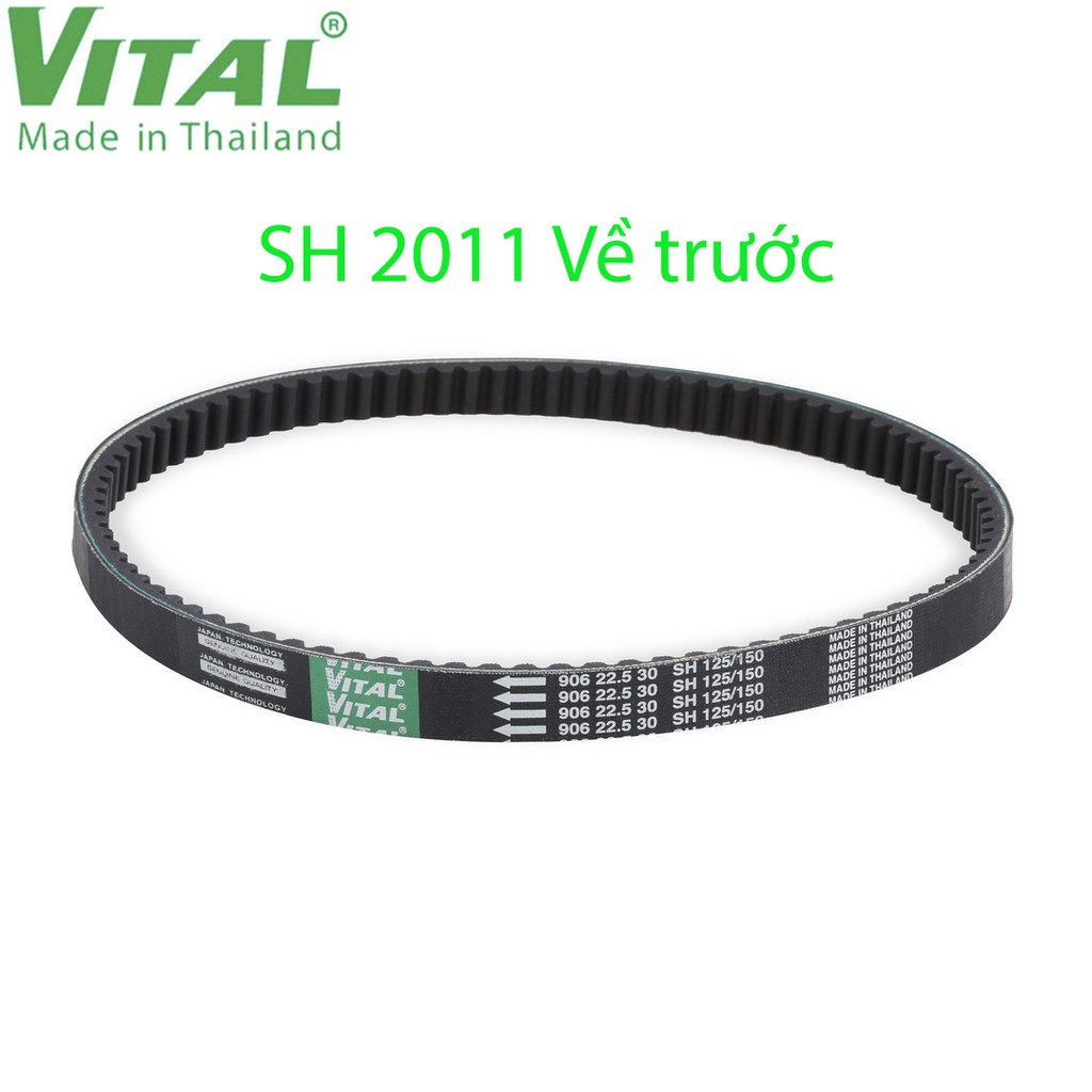 Dây curoa SH, SH 150, SH VN, Sh 125 hiệu VITAL- Dây curoa VITAL chính hãng, hàng Thái lan chất lượng cao