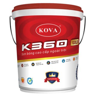 Kova sơn bóng cao cấp ngoài trời k360-gold 4kg
