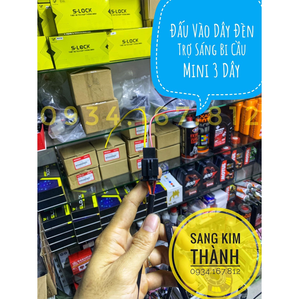 Mạch Lắp Đèn Trợ Sáng Bi Cầu Mini Exciter 150  2015 2016 2017 2018