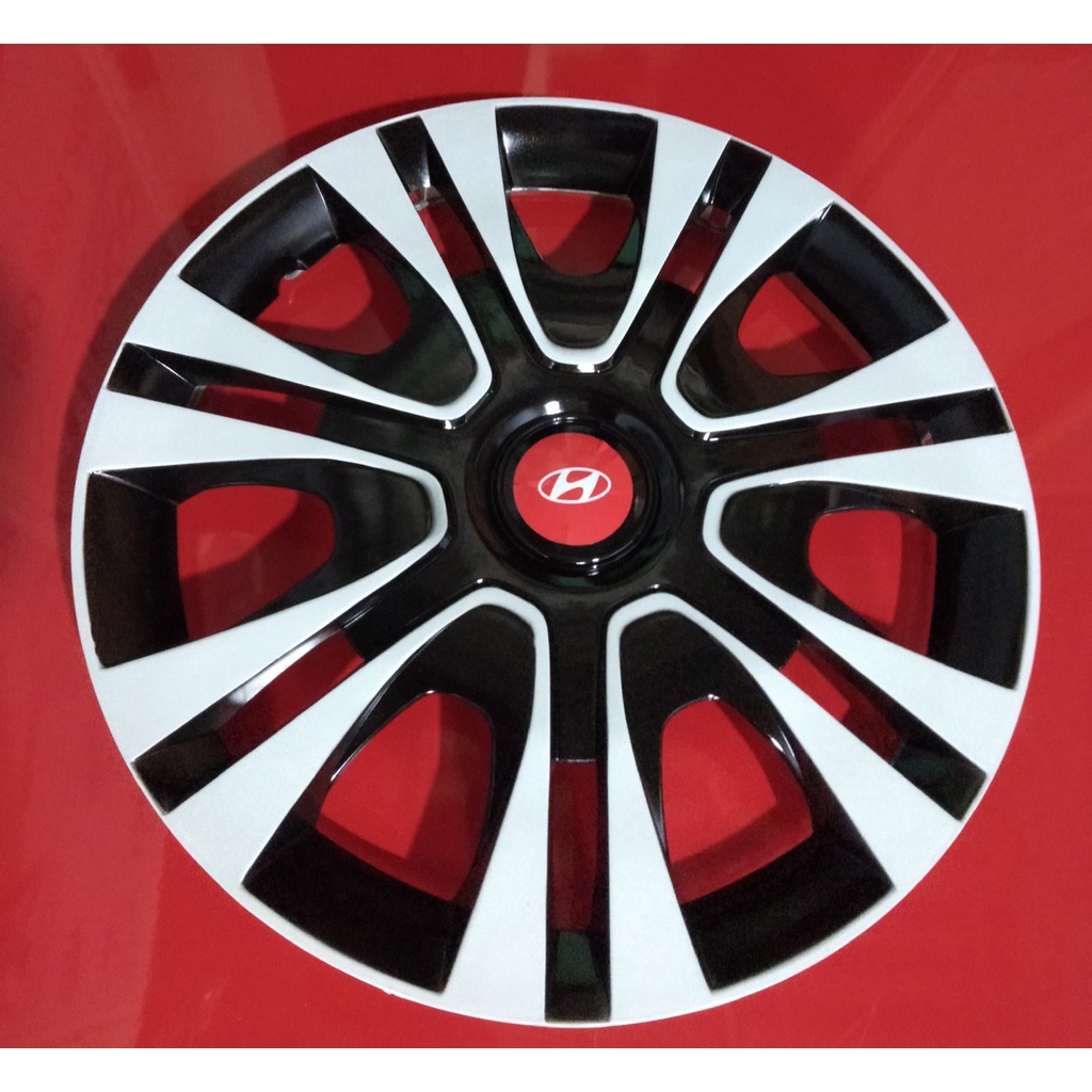 Ốp Chụp Mâm  Oto R12 - R13 - R14 - R15 Bộ 4 Chiếc Logo HuynDai Chuẩn Chính Hãng Thể Thao Sang Trọng Đẳng Cấp