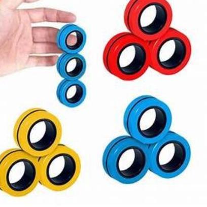 (Hot) Con Quay Đồ Chơi Fidget Spinner Nam Châm / VòNg Từ TíNh / Fidget Spinner