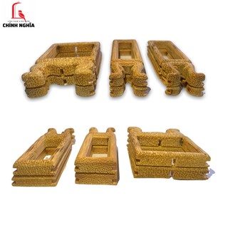 Bệ cầu cóng lồng chòe than, chòe lửa size 7cm bằng tre