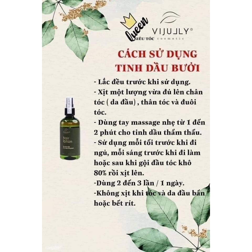 [100% Chính Hãng] Tinh dầu xịt bưởi Vijully kích mọc tóc | BigBuy360 - bigbuy360.vn