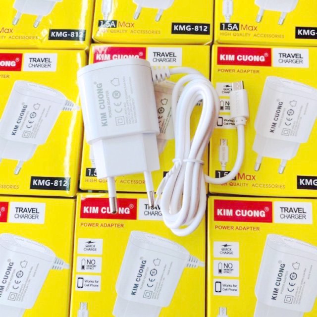 Bộ củ sạc nhanh Samsung Micro, sạc Kim Cương 812 liền dây - Uni Shop