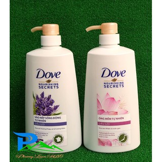 SIÊU KHUYẾN MẠI Dầu gội Dove Tự Nhiên - Chai 650g - SP Chính hãng