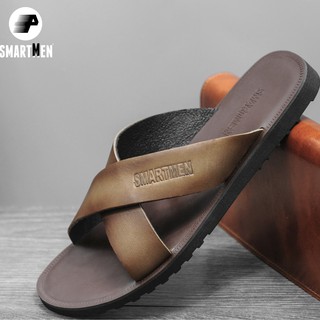 Dép da bò SMARTMEN DD-03N