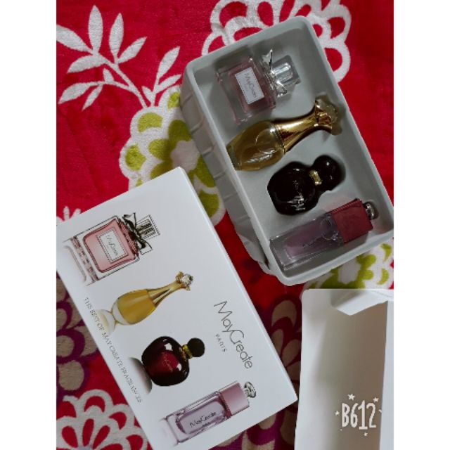 set 4 lọ nước hoa