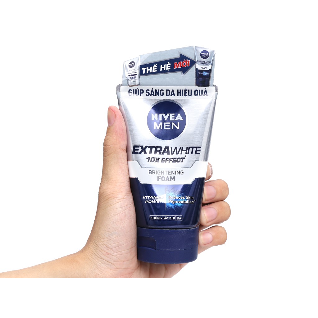 Sữa rửa mặt bùn khoáng ngừa mụn Nivea Acne Clear 10x