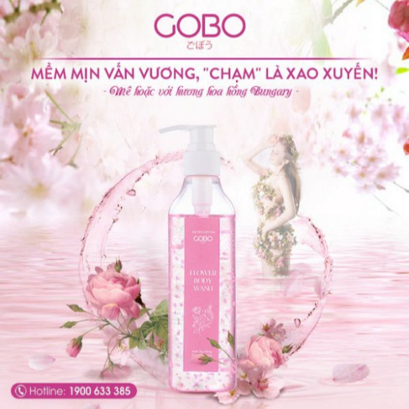 Sữa tắm cánh hoa GOBO 350ml