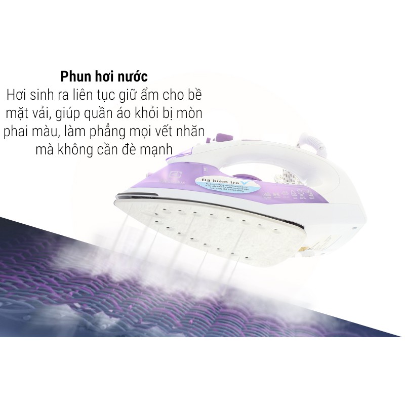 Bàn ủi hơi nước cao cấp Electrolux ESI4015 - Phân phối chính hãng