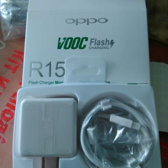 Combo Cáp Zin + Cốc Zin Vooc Oppo R15