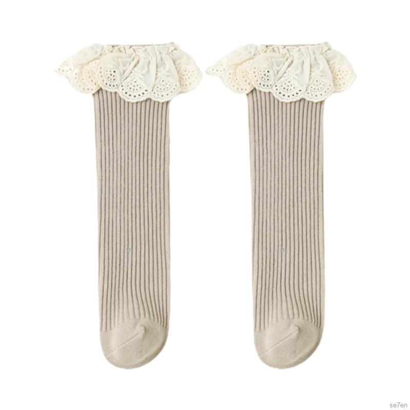 Vớ cotton viền ren dành cho bé 0-8 tuổi