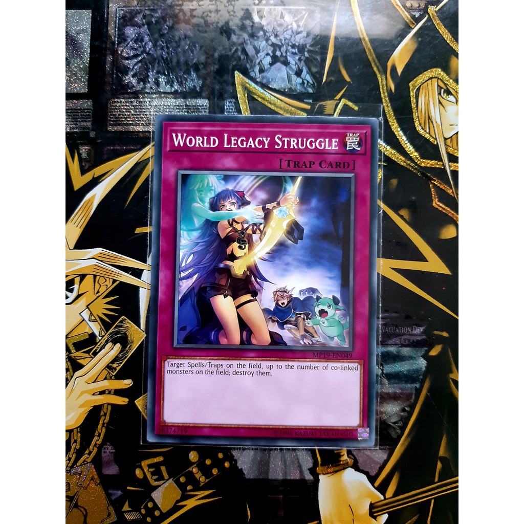 Thẻ Bài Mint90 Yugioh Trap World Legacy Struggle  Common