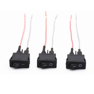 Công tắc bập bênh mini chế đèn