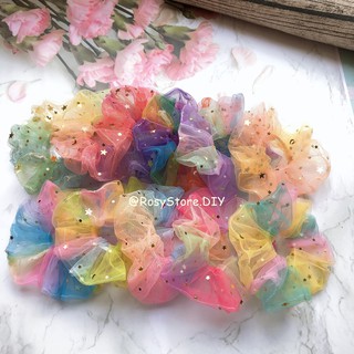 Cột tóc scrunchies galaxy ngàn sao 1 lớp-thời trang hàn quốc nữ giá rẻ đẹp