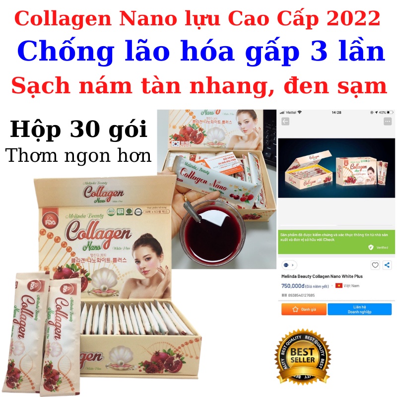 Bột Uống Collagen Lựu Đỏ Korea Bio Cell Hàn Quốc Chính Hãng 30 Gói Vitamin  Có Sẵn