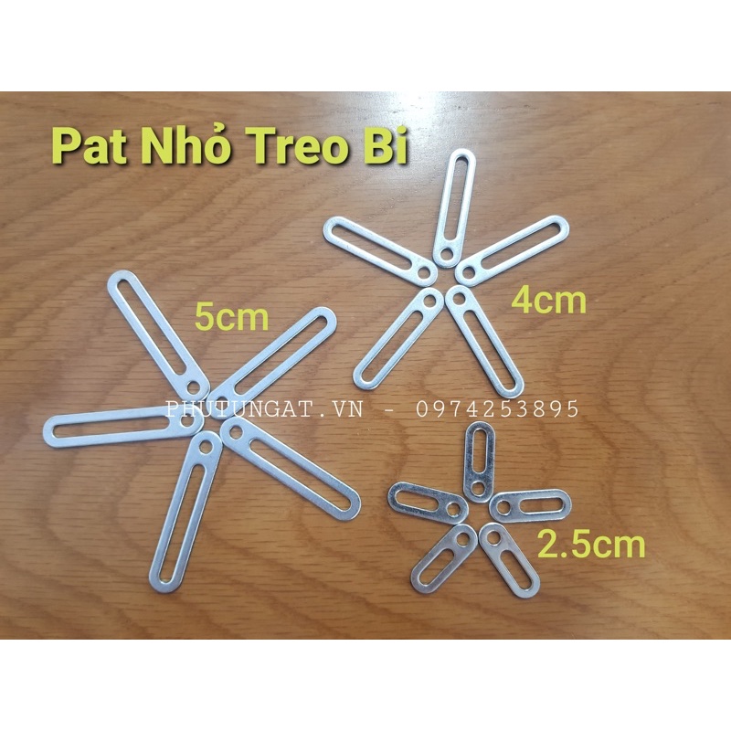 Pat Nhỏ chế bi cầu titanblack phụ kiện treo bi 2.5cm 4cm 5cm ( 1 bịch 10 cái)