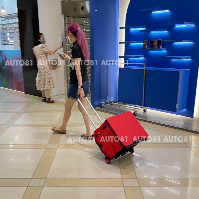 Thùng đựng đồ có bánh xe gấp gọn, hộp nhựa đựng đồ xếp gọn có bánh xe và tay kéo