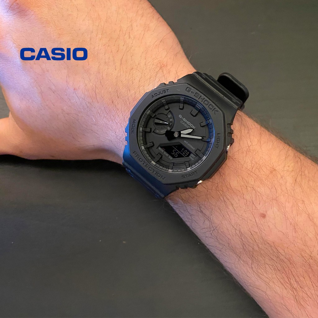 Đồng hồ nam nữ G-Shock Casio GA-2100-1A1DR chính hãng - Bảo hành 1 năm, Thay pin miễn phí trọn đời máy