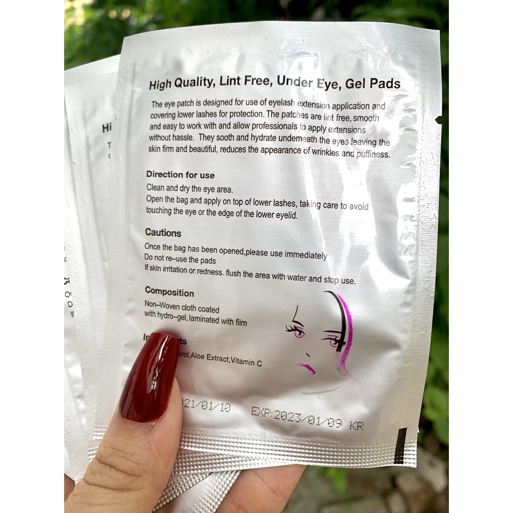 Gel pad mi, gelpad dán mi dưới collagen dưỡng mắt